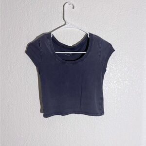 PacSun Dark Blue Crop Top